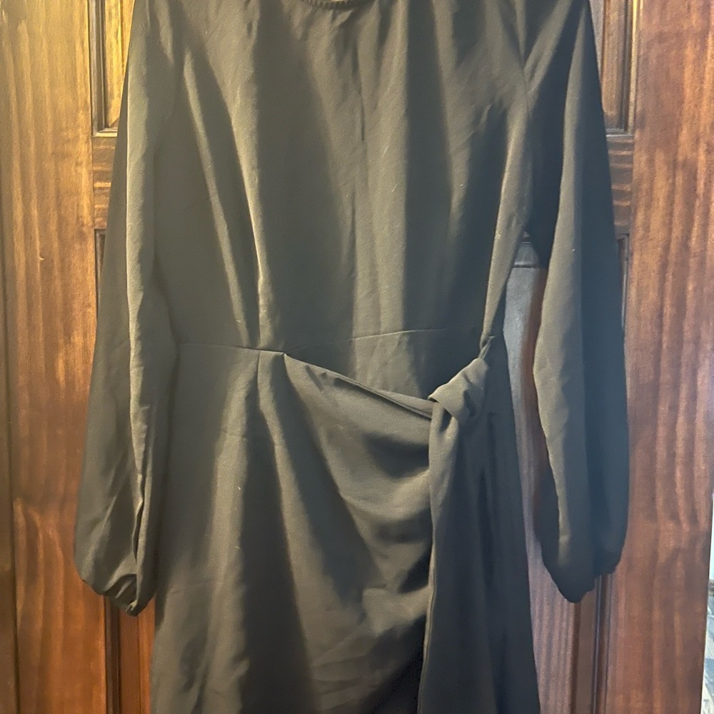 Impressions Black Long Sleeve Dress